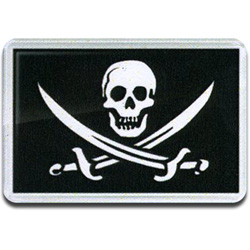 Магнит 126м Пират сабли сувенирный