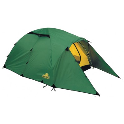 Двухместная туристическая палатка с повышенной ветроустойчивостью Alexika Nakra 2 зеленый