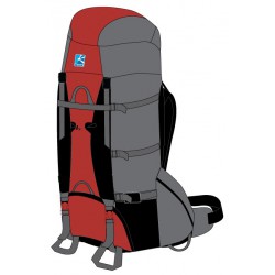 РЮКЗАК PYTHON 120 V3 ЧЕРН/СЕР ТМН/СЕРЫЙ СВТЛ