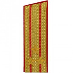 Погоны МО вышитые Полковник парадные со скосом люрекс