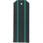 Погоны Морских пограничников черные с 2 зелеными просветами