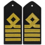 Погоны Морского флота 9 категория черные