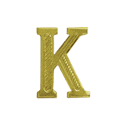 Литера К повседневная металл