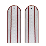 Погоны УИС Старшего офицерского состава белые