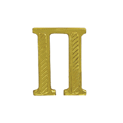 Литера П повседневная металл