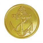 Пуговица ВМФ диам. 14мм повседневная полиамид