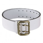 Ремень офицерский искуственная кожа белый