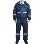 Костюм ДПС демисезонный (твил/файбертек) с нашивками