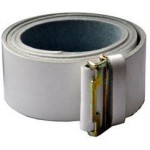 Ремень солдатский ( искусственная кожа) белый, б/бляхи