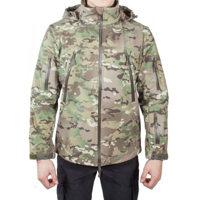 Куртка с капюшоном МПА-26 (ткань софтшелл), камуфляж мультикам