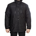 Куртка зимняя под офисную форму (ткань рип-стоп мембрана) черная