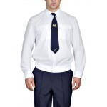 Рубашка Генерал Полиции белая с длинным рукавом индивидуальный пошив