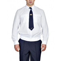 Рубашка Генерал Полиции белая с длинным рукавом индивидуальный пошив
