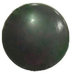 Пуговица диам. 14мм на ножке оливковая полиамид