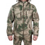 Куртка с капюшоном МПА-26-01 (ткань софтшелл), камуфляж мох