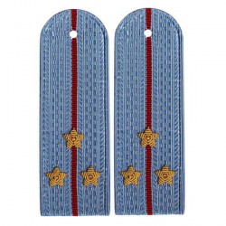 Погоны Полиция вышитые Старший лейтенант на рубашку золото