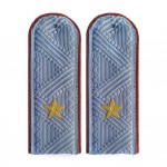 Погоны генерал-майор ФСИН на серую рубашку повседневные