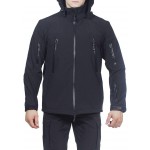 Куртка с капюшоном МПА-26 (ткань софтшелл) черный