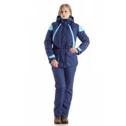 Костюм женский Касатка зимний., ткань мембрана (Добби), тефлоновое покрытие, цвет синий/голубой ТАЙФ