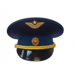 Фуражка военно-космических сил парадная уставная