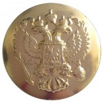 Пуговица диам. 22мм повседневная без ободка металл