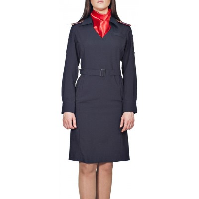 Платье Полиция/Юстиция МВД с длинным рукавом нового образца