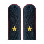 Погоны генерал-майор ФСИН с хлястиком повседневные