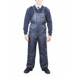 Полукомбинезон Полиция зимний (твил/файбертек)