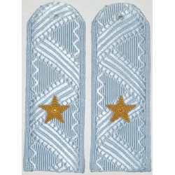 Погоны генерал-майор Юстиции на серо-голубую рубашку повседневные