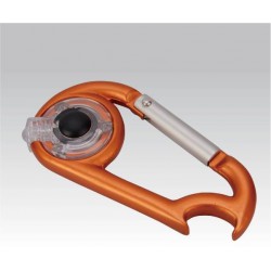 Карабинчик Фонарь-карабин с открывалкой (упак=10 шт), 1089