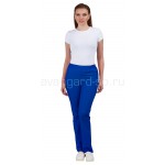 Брюки медицинские женские Классика NEW (василек)