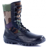 Ботинки облегченные с высокими берцами ТРОПИК кожа-нейлон woodland 1000D 7161Б