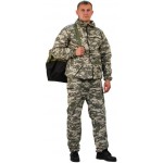 Костюм мужской Турист 1 летний, камуфляж, ткань Грета Светло-серая цифра