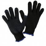 Перчатки трикотажные утепленные п/ш двойные, ПВХ (7/5)