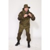 Костюм мужской Горка 3 на флисе палатка хаки 100% хлопок