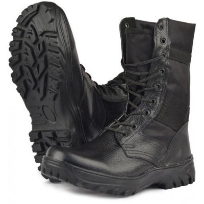 Ботинки с высоким берцем комбинированные 