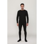 Термобельё Лимес для средней активности, кальсоны и рубашка, черное