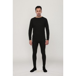 Термобельё Лимес для средней активности, кальсоны и рубашка, черное
