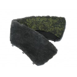 Воротник искусственный мех цифровая флора