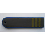 Погоны Ространснадзор 3 лычки тканые