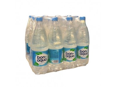 Вода минеральная BON AQUA столовая/питьевая негазированная, 1 л